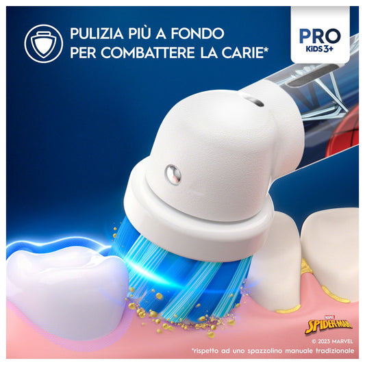 ORAL-B PED VITALITYPROSPIDERMAN | CURA PERSONA | ORAL CARE | SPAZZOLINI ELETTRICI | SPAZZ.ELETT.2D C