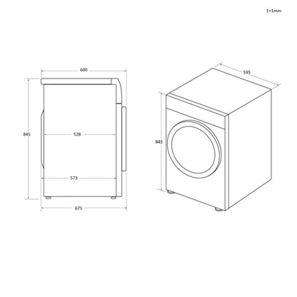 HAIER FS DISPONIBILE HD80-A3959R-S | 31102599 | WASHING FS | 959 | STD | 8 KG; POMPA DI CALORE; MOTO