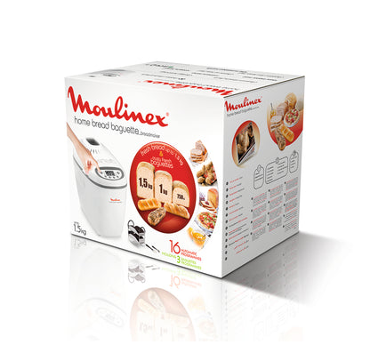 MOULINEX PED OW6101 | CUCINA | COTTURA CIBI | MACCHINE DEL PANE | MACCH.PANE 1650W 16PROG 3LIV.DORAT