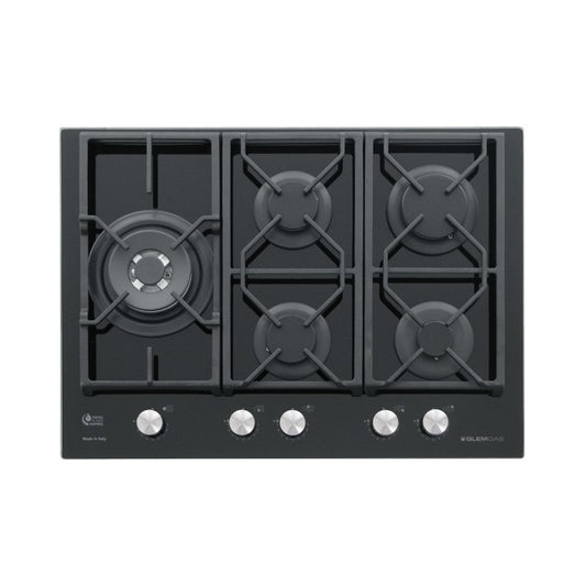 GLEM GAS INCASSO GV75TXBK | PIANI COTTURA INCASSO | PIANI COTTURA GAS | PIANI COTTURA GAS 61-70CM | 