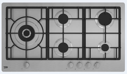 BEKO INCASSO HIML95225SXE | PIANI COTTURA INCASSO | PIANI COTTURA GAS | PIANI COTTURA GAS 81-90CM |