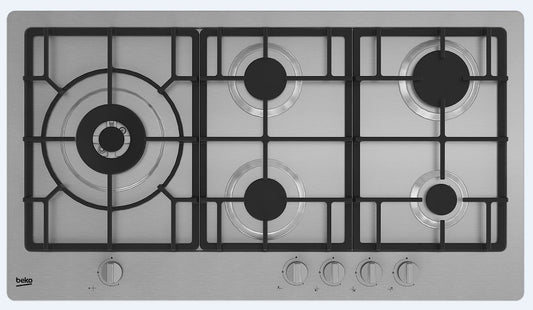 BEKO INCASSO HIML95225SXE | PIANI COTTURA INCASSO | PIANI COTTURA GAS | PIANI COTTURA GAS 81-90CM |