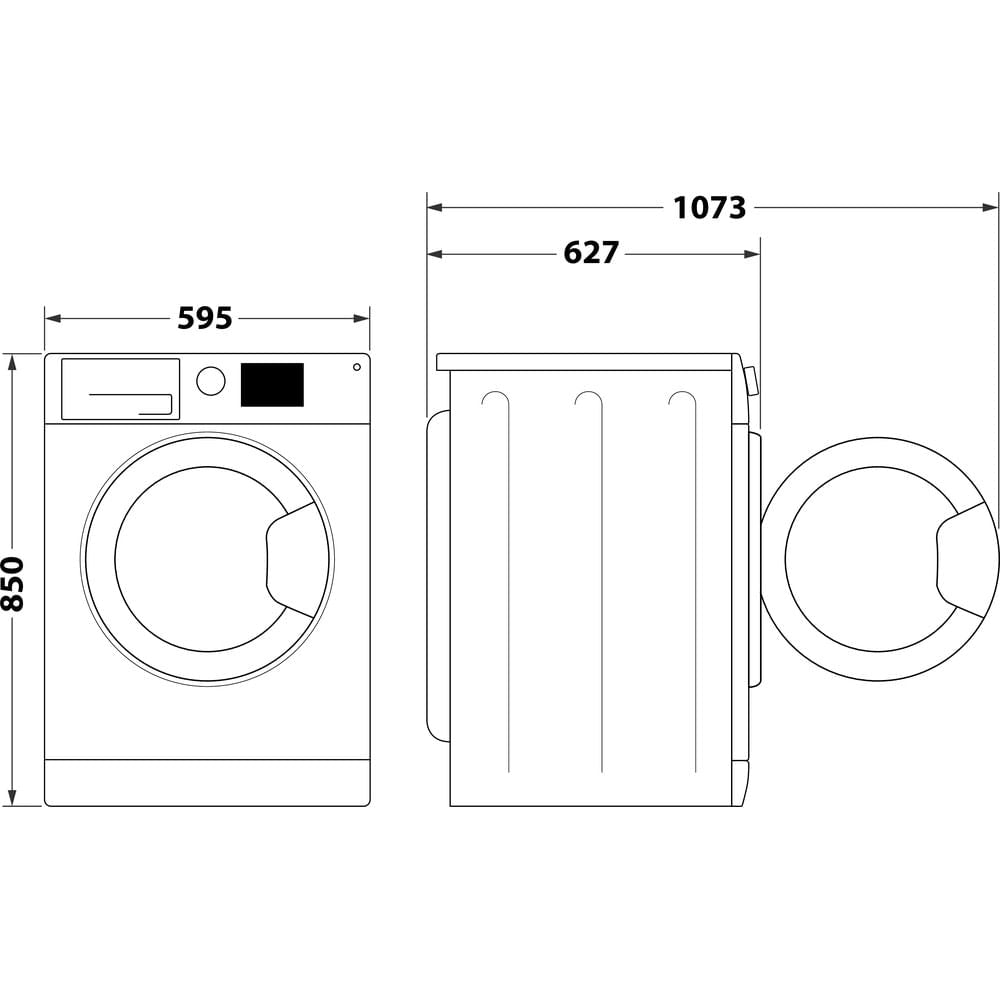 WHIRLPOOL BIANCO FFB846SVIT | LAVATRICI | LAVATRICI CARICO FRONTALE | LAV. C/FRONTALE 8-8,99KG | LAV