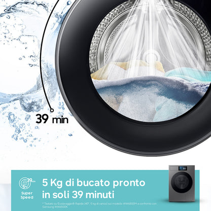 SAMSUNG BIANCO WF90F09C4SU3 | LAVATRICI | LAVATRICI CARICO FRONTALE | LAV. C/FRONTALE 9-9,99KG | LAV