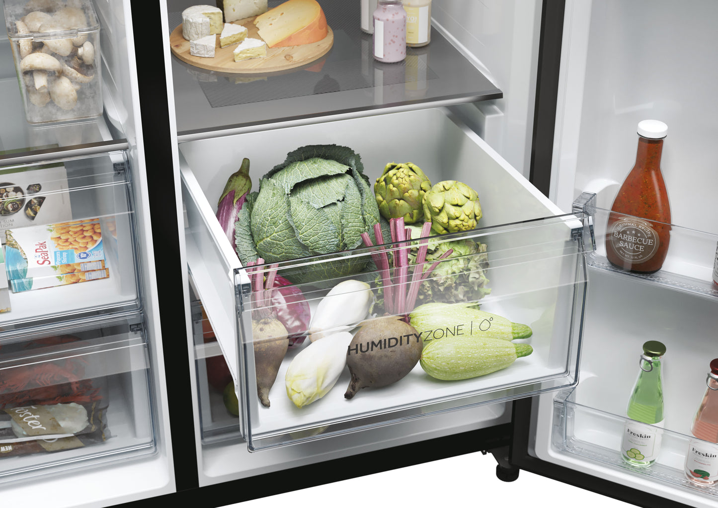 HAIER FS HSW59F18EIPT | 34005274 | COOLING FS | SBS 90 SERIE 5 | SxS | Refrigerator | SxS 180x90cm,