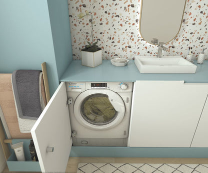 CANDY OUT BI CBW27D1E-S|31800952|Lavabiancheria da incasso,capacita' di carico 7 kg ; classe  energe