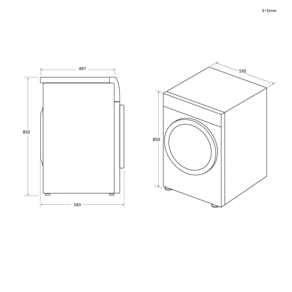 HAIER FS PHASE OUT HW90BD14979EUGIT | 31019925 | WASHING FS | 979 PLUS | STD | 9KG;  MOTORE DIRECT M