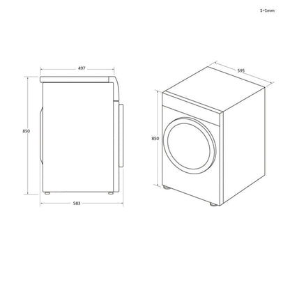 HAIER FS PHASE OUT HW90BD14979EUGIT | 31019925 | WASHING FS | 979 PLUS | STD | 9KG;  MOTORE DIRECT M