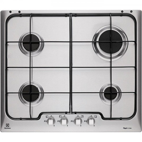 Electrolux BI   PX640XV   | 60 cm Soft - 4 fuochi gas - Bruciatori Fiamma Pura - Griglie speciali in