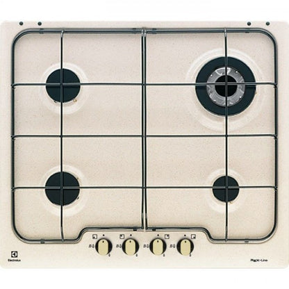 Electrolux BI   PS640RUV   | 60 cm Rustico Soft - 4 fuochi gas - Bruciatori Fiamma Pura - 1 bruciato