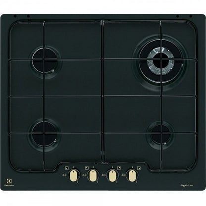 Electrolux BI   PN640RUV   | 60 cm Rustico Soft - 4 fuochi gas - Bruciatori Fiamma Pura - 1 bruciato
