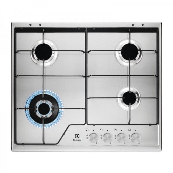 Electrolux BI   KGS6434SX   | 60 cm New Linea Slim Profilo 8 mm- 4 fuochi gas - Bruciatori ad alta e