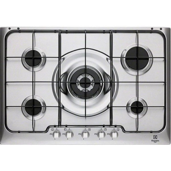 Electrolux BI   PX750UV   | 75 cm Soft - 5 fuochi gas - Bruciatori Fiamma Pura - 1 bruciatore Wok -