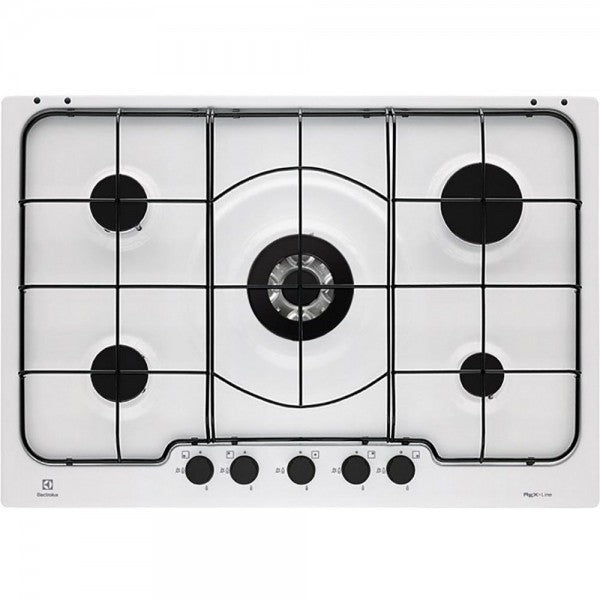 Electrolux BI   PB750UV   | 75 cm Soft - 5 fuochi gas - Bruciatori Fiamma Pura - 1 bruciatore Wok -