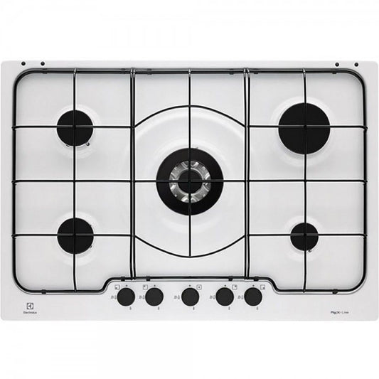 Electrolux BI   PB750UV   | 75 cm Soft - 5 fuochi gas - Bruciatori Fiamma Pura - 1 bruciatore Wok -