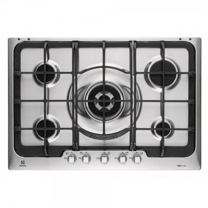 Electrolux BI   PX750UOV   | 75 cm Soft - 5 fuochi gas - Bruciatori Fiamma Pura - 1 bruciatore Wok -