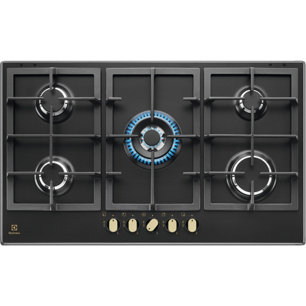 Electrolux BI   KGS9536RN   | 90 cm Slim 2.0 Profilo 8 mm - WOK- 5 fuochi gas - bruciatori ad alta e