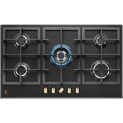 Electrolux BI   KGS9536RN   | 90 cm Slim 2.0 Profilo 8 mm - WOK- 5 fuochi gas - bruciatori ad alta e