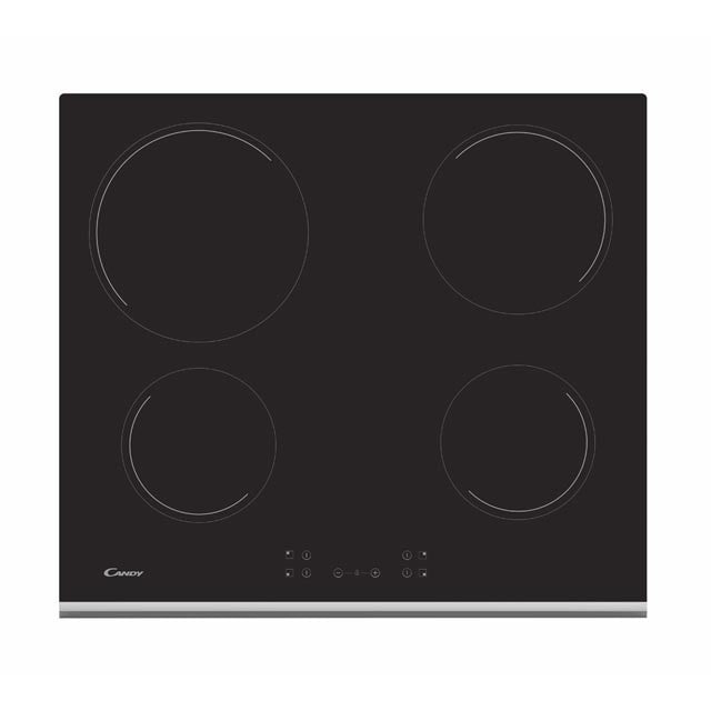CANDY BI CH64XB|33801795|Piano Vetroceramica 60cm; 4 zone; controllo centrale; ; Potenza 6,5Kw; 10 l