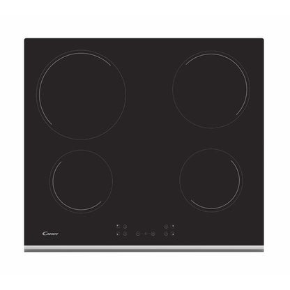 CANDY BI CH64XB|33801795|Piano Vetroceramica 60cm; 4 zone; controllo centrale; ; Potenza 6,5Kw; 10 l