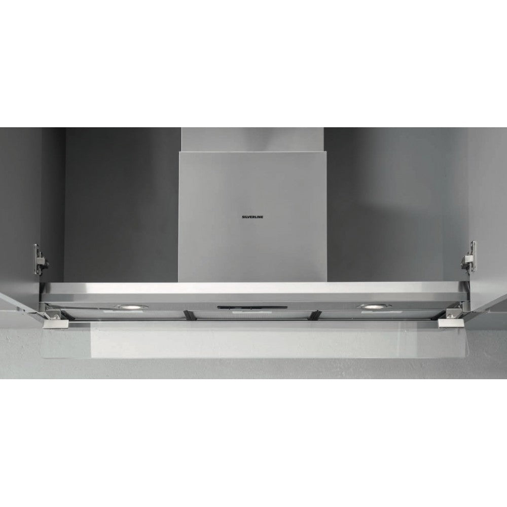 Silverline 3129.6.733.09 | cappe Inside 1  | inserimento | 60 cm | inox | C | 465m3/h, 3 velocita', 