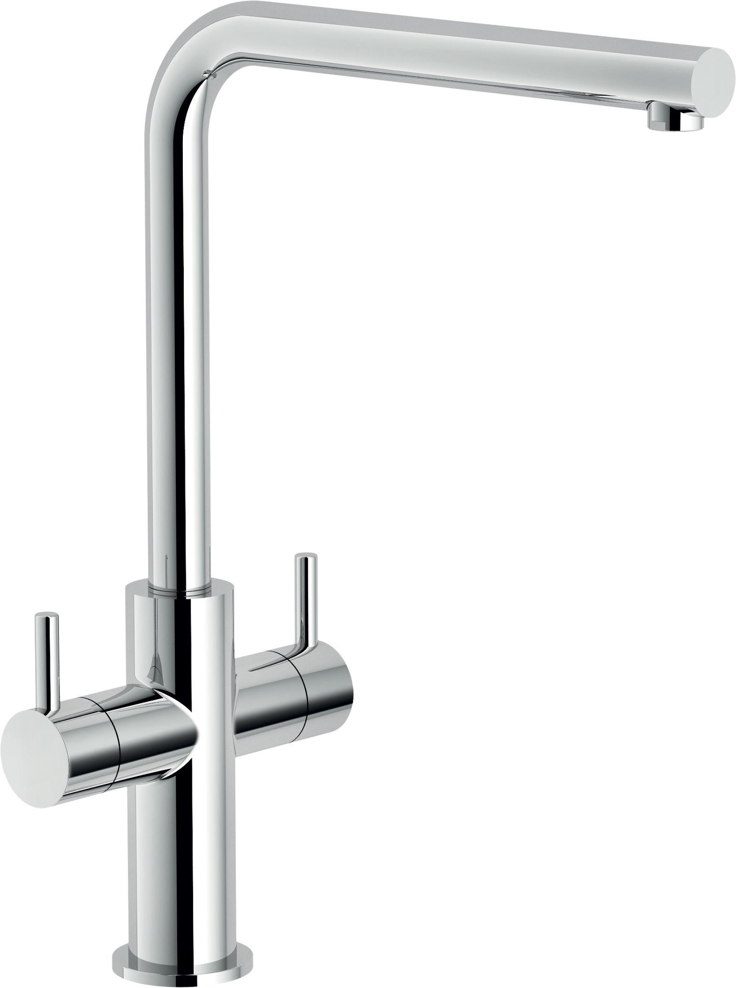 Nobili AQ93823CR | MISC. LAVELLO CUCINA BICOMANDO SERIE ACQUERELLI CROMO