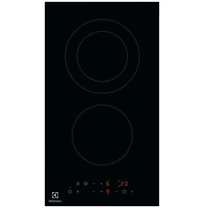 Electrolux BI   LHR3233CK   | Piano Elettrico in vetroceramica Domino, Assorbimento massimo 2,9 kW,