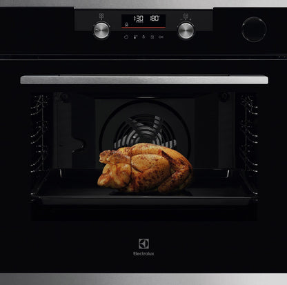 Electrolux BI   KOCDH76X   | Forno multifunzione combinato a vapore SteamCrisp; InfiSpace_: vano cot