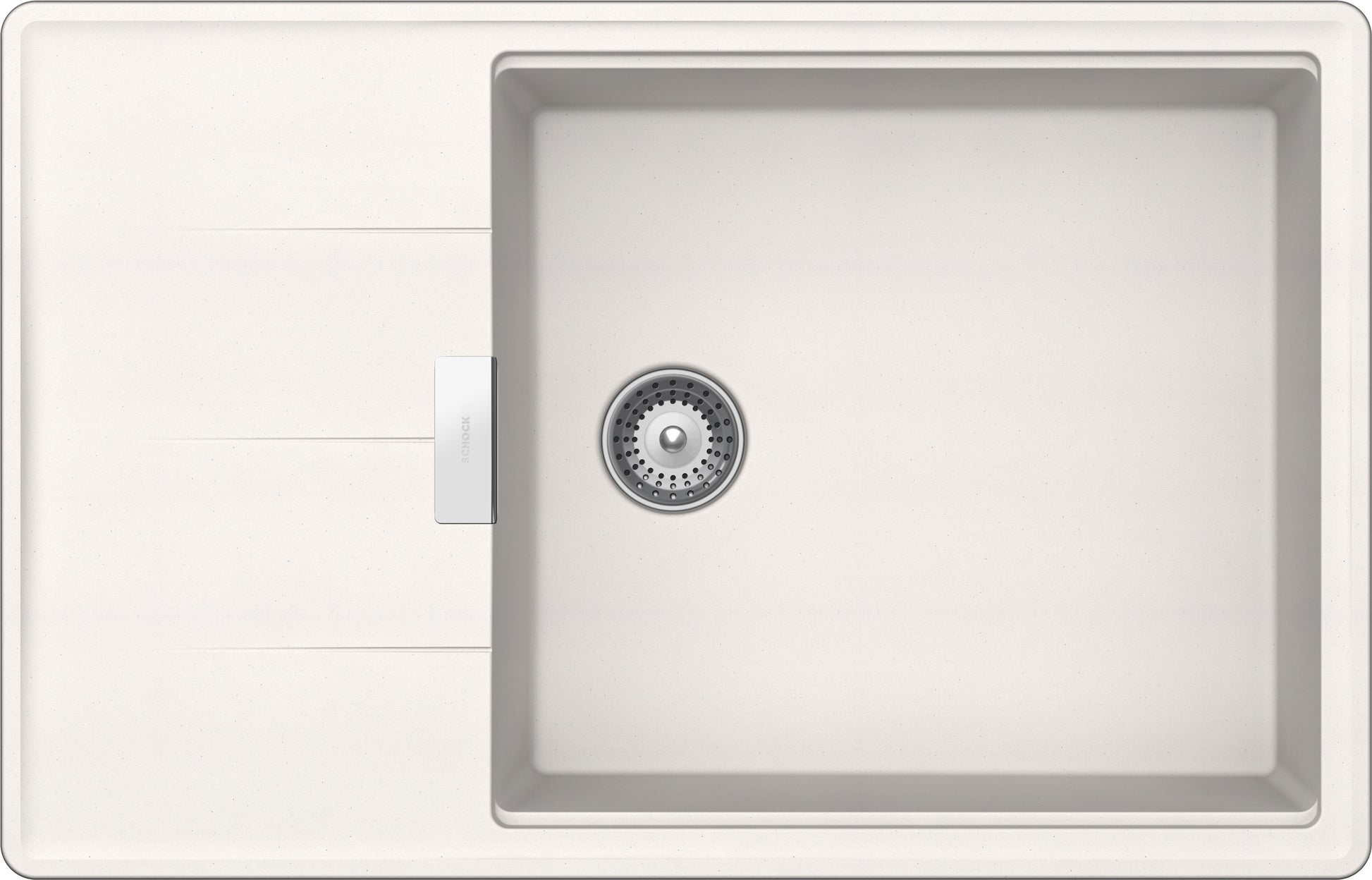 Schock TIAD100LS99 | 1 VASCA LARGE + GOCCIOLATOIO  REVERSIBILE - SALTARELLO E PUNTA A TAZZA  DI SERI