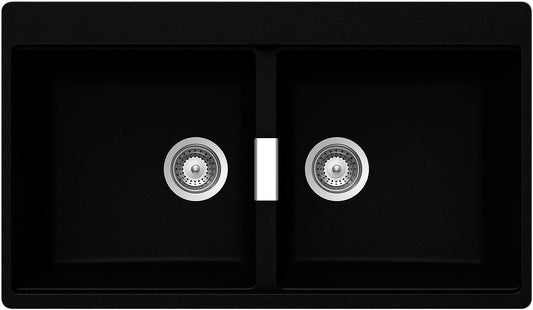 Schock HONN200A84 | 2 VASCHE - BINARIO INTEGRATO PER ACCESS. - PUNTA A TAZZA DI SERIE | Cristadur | 