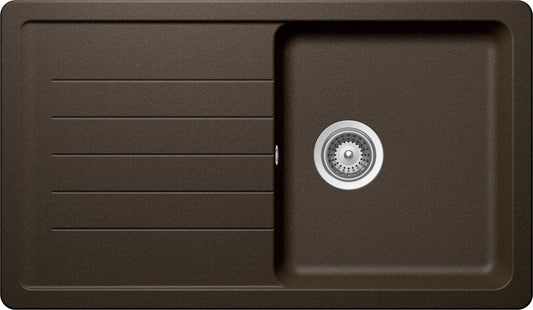 Schock TOLD100A87 | 1 VASCA + GOCCIOLATOIO - REVERSIBILE - PUNTA A TAZZA  DI SERIE | Cristadur | 860