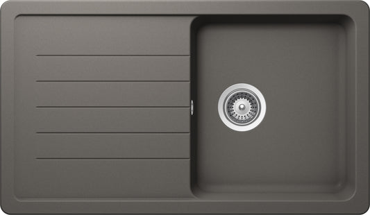 Schock TOLD100A91 | 1 VASCA + GOCCIOLATOIO - REVERSIBILE - PUNTA A TAZZA  DI SERIE | Cristadur | 860