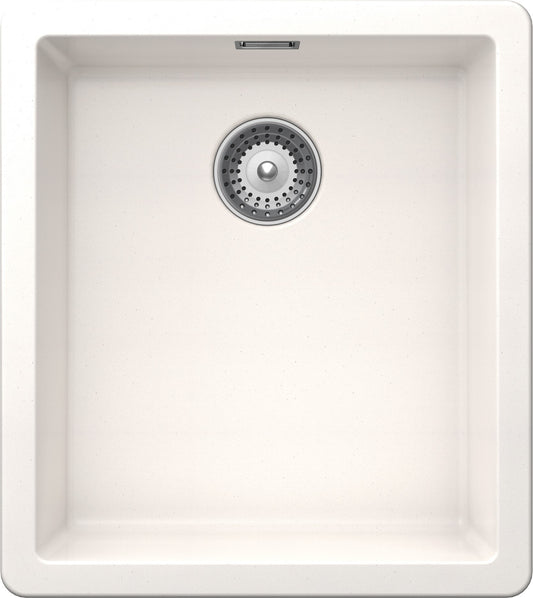 Schock GALN100SA99 | 1 VASCA | Cristadur | 406x456 | BIANCO PURO | Base 45 | VASCHE SOPRATOP - MISUR