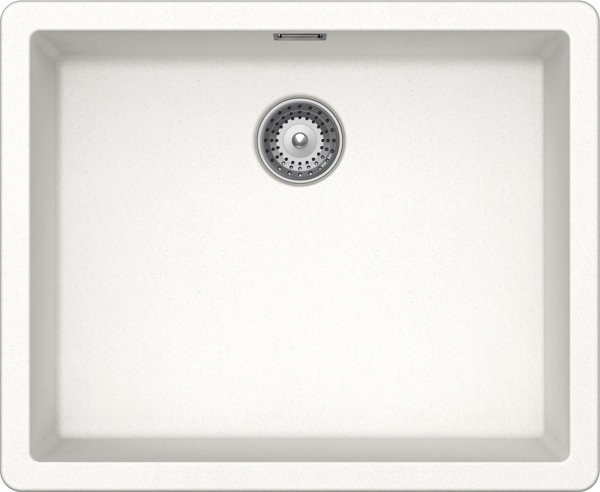 Schock BYKN100LA01 | 1 VASCA | Cristalite | 556X456 | BIANCO ASSOLUTO | Base 60 | VASCHE SOPRATOP - 