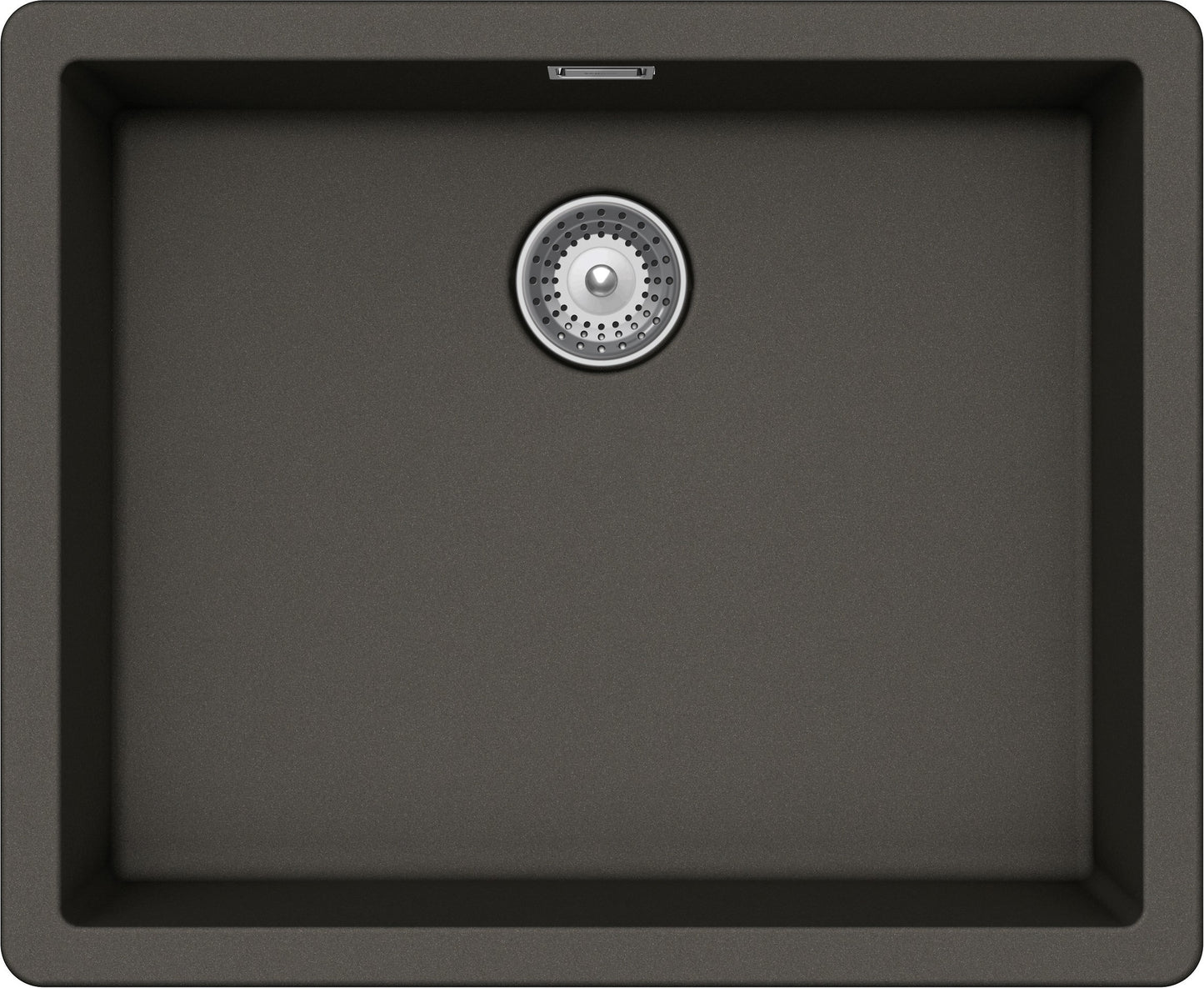 Schock BYKN100LA43 | 1 VASCA | Cristalite | 556X456 | ASPHALT | Base 60 | VASCHE SOPRATOP - MISURE E