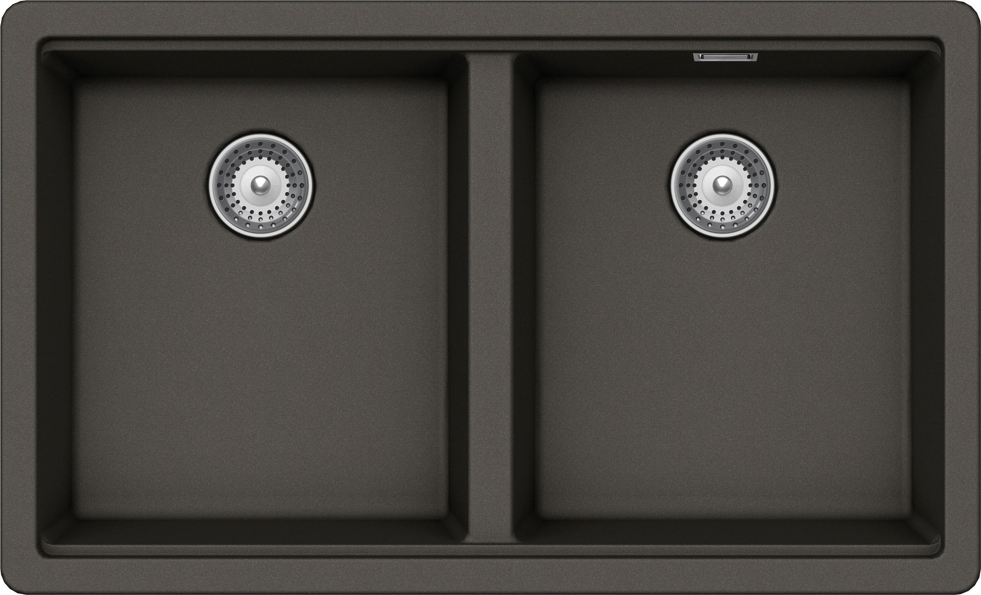 Schock BYKN200A43 | 2 VASCHE - BINARIO INTEGRATO PER ACCESSORI | Cristalite | 750X456  | ASPHALT | B
