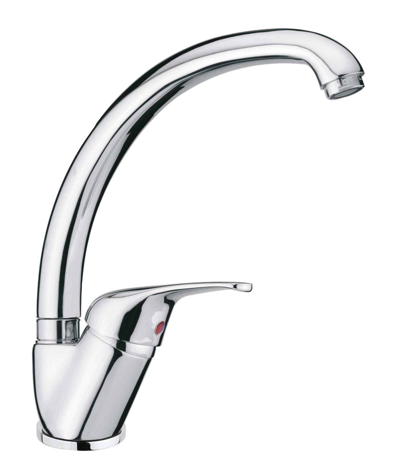 Schock SXOMEGA80 | MISCELATORE LAVELLO 45_ CANNA CONICA | OTTONE |  | CROMATO | Base  | MISCELATORI 