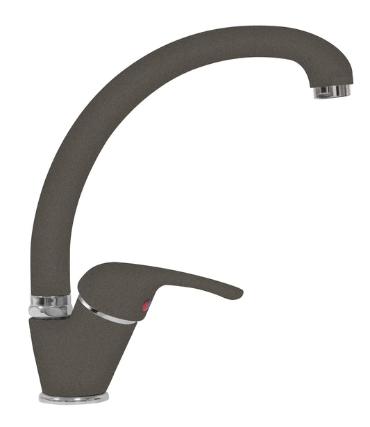 Schock SXOMEGA43 | MISCELATORE LAVELLO 45_ CANNA CONICA | OTTONE |  | ASPHALT | Base  | MISCELATORI 