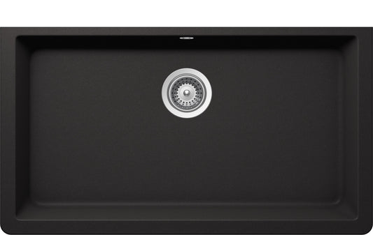Schock SOLN100L13 | 1 VASCA | Cristalite | 768,2x414 | NERO ASSOLUTO | Base 90 | VASCHE SOTTOTOP - M