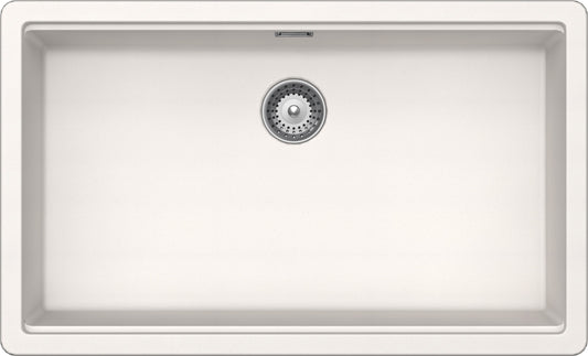 Schock GALN100XLA99 | 1 VASCA - BINARIO INTEGRATO PER ACCESSORI | Cristadur | 750X456  | BIANCO PURO