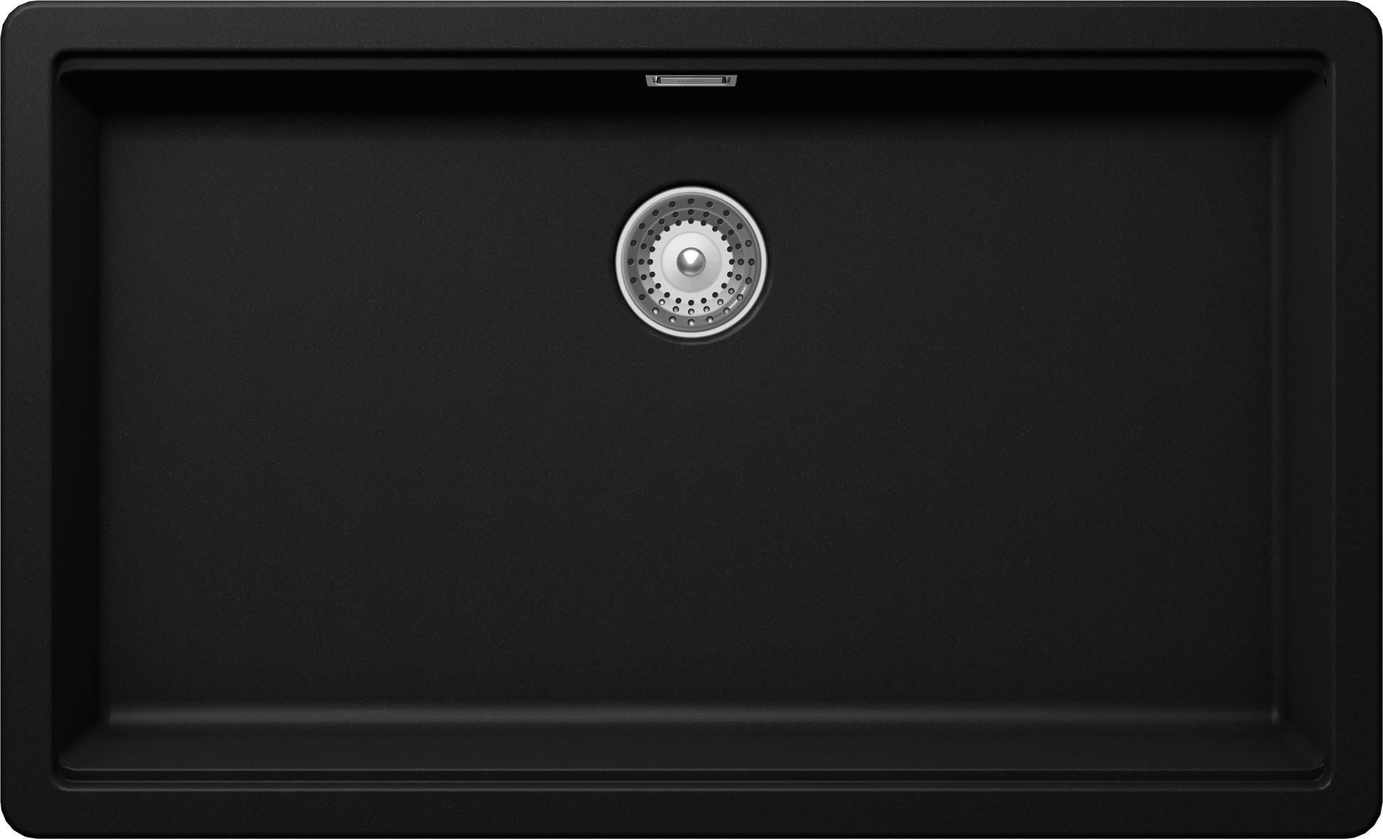 Schock GALN100XLU84 | 1 VASCA - BINARIO INTEGRATO PER ACCESSORI | Cristadur | 694X400 | NERO PURO | 