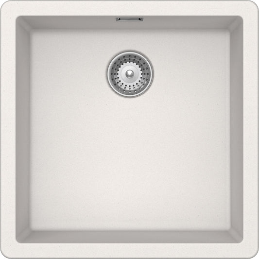 Schock BYKN100U16 | 1 VASCA | Cristalite | 400x400 | NEW ALUMINA | Base 50 | VASCHE SOTTOTOP - MISUR