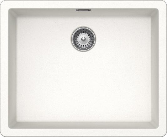 Schock BYKN100LU01 | 1 VASCA | Cristalite | 500x400 | BIANCO ASSOLUTO | Base 60 | VASCHE SOTTOTOP - 