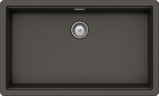 Schock BYKN100XLU43 | 1 VASCA - BINARIO INTEGRATO PER ACCESSORI | Cristalite | 694X400 | ASPHALT | B