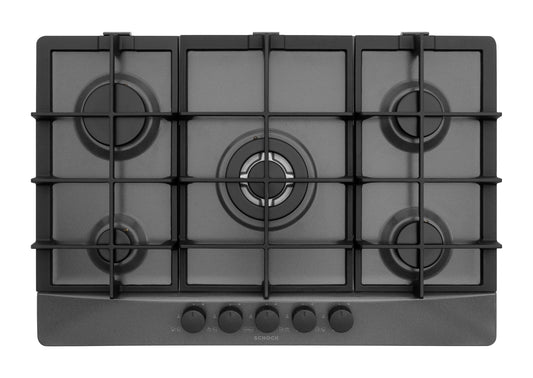 Schock STP855H43N | 5 FUOCHI GAS - TRIPLA CORONA 3,3 Kw  ACCENSIONE - VALVOLE DI SICUREZZA  GRIGLIE 