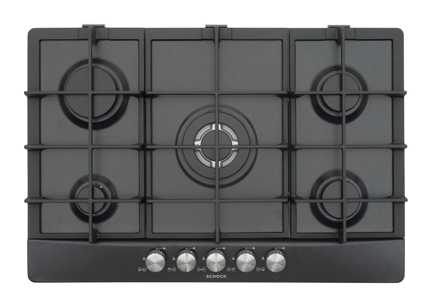 Schock STP855H51 | 5 FUOCHI GAS - TRIPLA CORONA 3,3 Kw  ACCENSIONE - VALVOLE DI SICUREZZA  GRIGLIE I