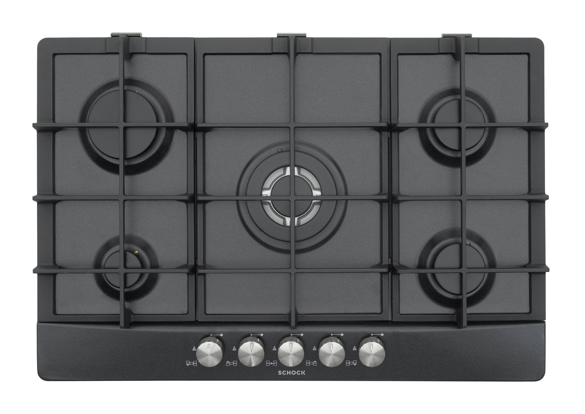 Schock STP855H51 | 5 FUOCHI GAS - TRIPLA CORONA 3,3 Kw  ACCENSIONE - VALVOLE DI SICUREZZA  GRIGLIE I