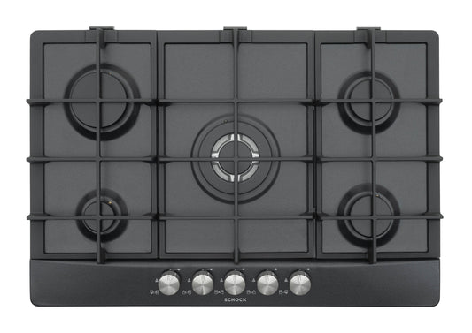 Schock STP855H51 | 5 FUOCHI GAS - TRIPLA CORONA 3,3 Kw  ACCENSIONE - VALVOLE DI SICUREZZA  GRIGLIE I