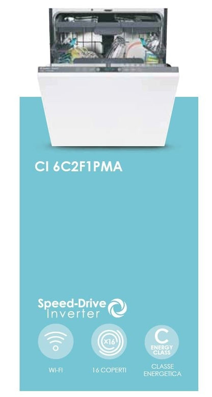 CANDY BI CI6C2F1PMA|32901712|Lavastoviglie 60 cm; Classe Energetica : C ; 16 coperti; Rumorosita' :4