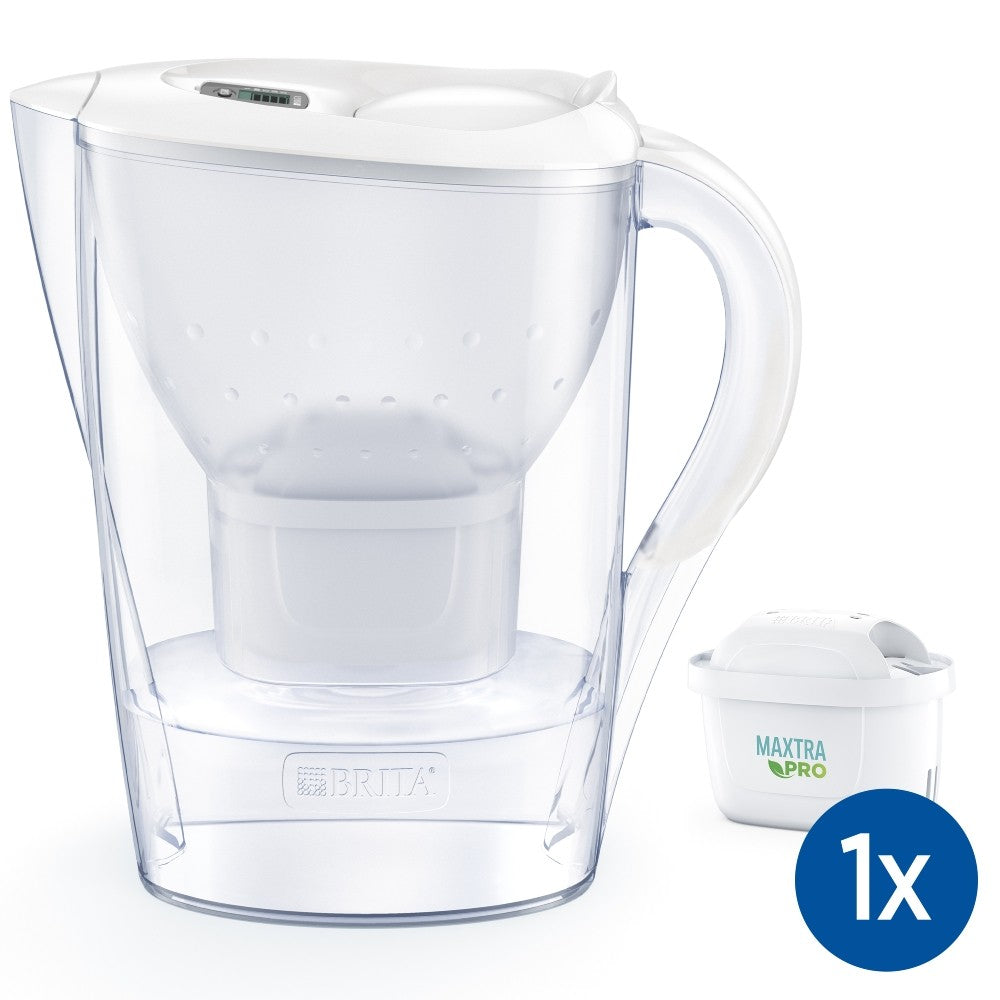 BRITA PED MARELLAWHITEPIU1MAXTRAPRO | CUCINA | TRATTAMENTO BEVANDE | CARAFFE FILTRANTI | CARAFFA FIL